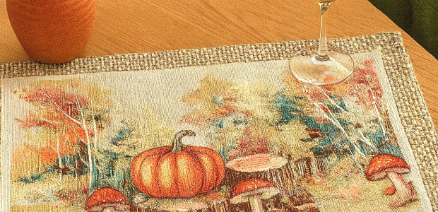 Jesenná kolekcia: kuchynské utierky, tekvičky a hrejivé doplnky