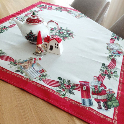 Vianočné gobelínové obrusy 1269 Santa Claus Vianočné gobelínové obrusy 1269 Santa Claus