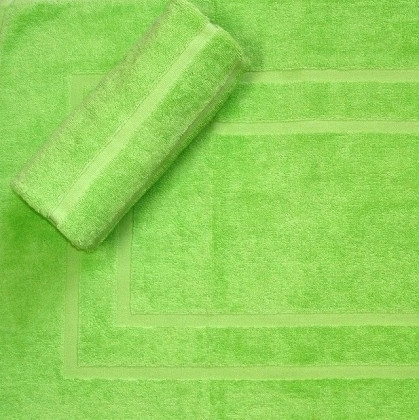 Kúpeľnová froté predložka EMA zelená 50x70 cm Kúpeľnová froté predložka EMA zelená 50x70 cm