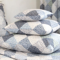 Posteľné obliečky Patchwork Jade Pomněnkový Posteľné obliečky Patchwork Jade Pomněnkový