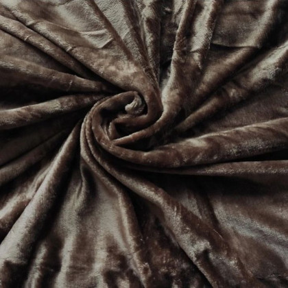 Prestieradlo MY HOUSE mikroflanel - hnedá