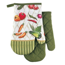 CHŇAPKA kuchynská rukavica 2ks - F9558 zelenina