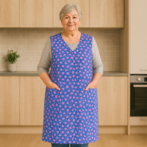 Kuchynská ZÁSTERA šatová dlhá, bavlna 36