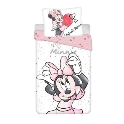 Bavlnené návliečky DISNEY MINNIE white Bavlnené návliečky DISNEY MINNIE white