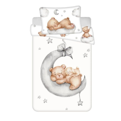 Bavlnené obliečky BABY MEDVEDÍK RIBBON Bavlnené obliečky BABY MEDVEDÍK RIBBON