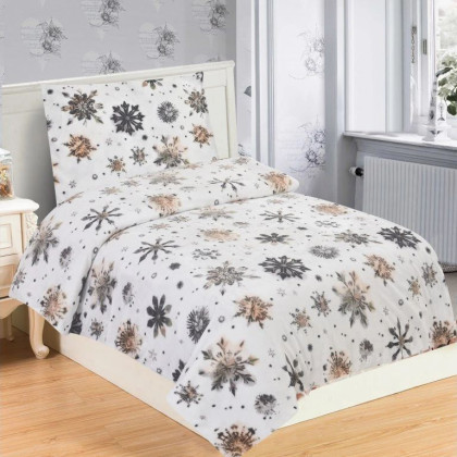 Posteľné obliečky mikroplyš 38 NORD FLAKE Posteľné obliečky mikroplyš 38 NORD FLAKE