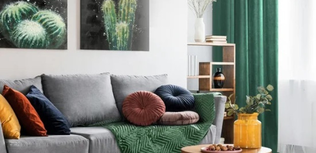 Tmavozelené doplnky do interiéru od www.EVENIT.sk