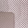 Velvetový jednofarebný zamatový prehoz SOFIA pudrový 200x220cm
