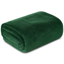 Deka SIMPLE tmavozelená 150x200 cm jemná jednofarebná deka Deka SIMPLE tmavozelená 150x200 cm jemná jednofarebná deka