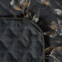 Velvetový zamatový prehoz BLINK čierno zlatý 220x240 cm