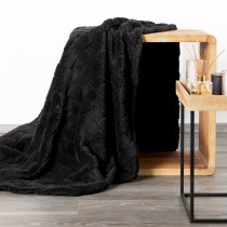 Deka CARO čierna 170x210 cm Deka CARO čierna 170x210 cm
