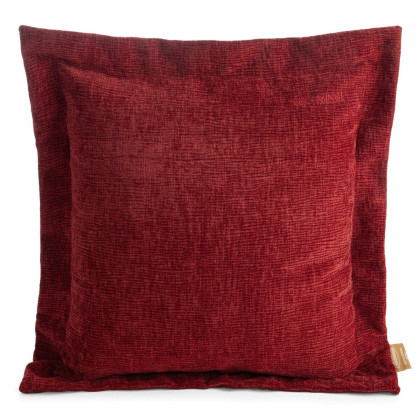 Zamatová obliečka ELEGANT na vankúš, 50x50 cm, bordová