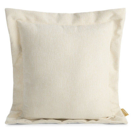 Zamatová obliečka ELEGANT na vankúš, 50x50 cm, krémová