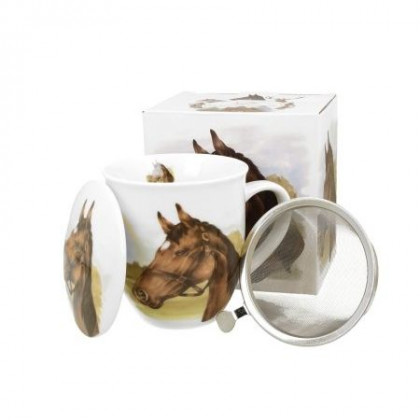 Porcelánový bylinkový hrnček kôň 0.4 l