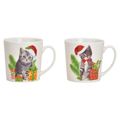 Hrnček Christmas Cat 0,48l porcelán