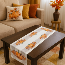 Vyšívaný behún na stôl 40x90 cm - 6063 jesenný motív tekvica Vyšívaný behún na stôl 40x90 cm - 6063 jesenný motív tekvica