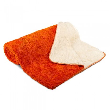 Teplá deka SLEEP WELL ovečka oranžový chlp / krémový chlp