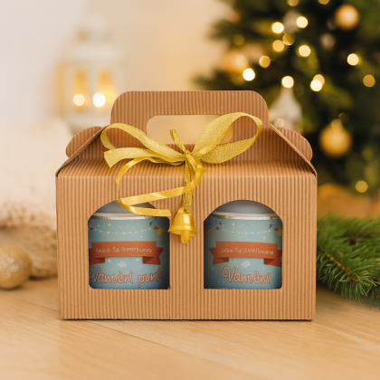 Darčekový balíček Vianočný DUO - ovocný a zelený čaj