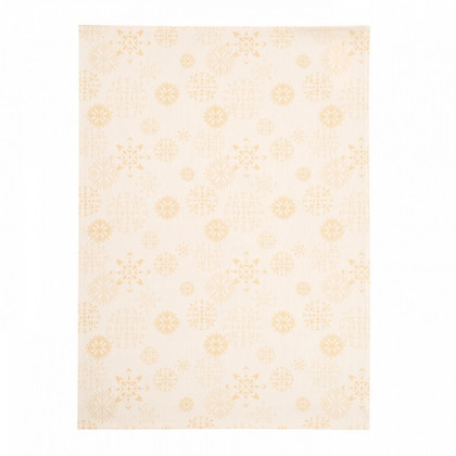 Kuchynská utierka Design Vločky zlatá 8305/1 Kuchynská utierka Design Vločky zlatá 8305/1