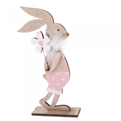 Veľkonočný - Drevený zajko, 25cm