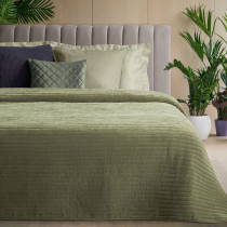 Žinilkový prehoz GLORI - 170x210cm olivový
