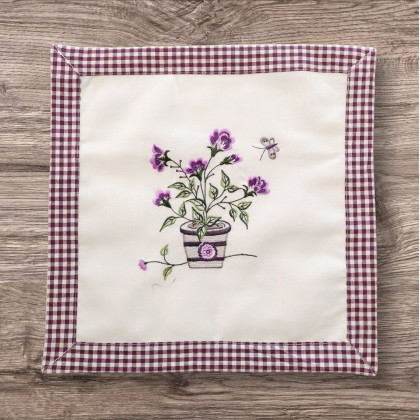 Biely obrus Vyšívaný 35x35 cm 787 Biely obrus Vyšívaný 35x35 cm 787