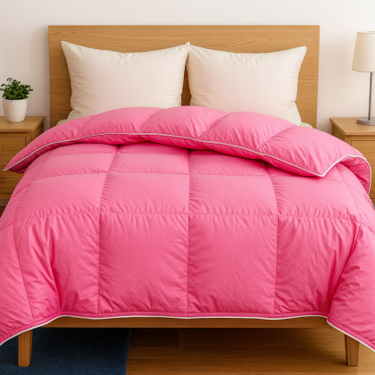 Paplón PERIE, husacie perie a páperie - ružový luxus