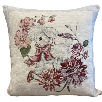 Dekoračná obliečka GOBELÍN Chenille - 1231 GR Baranček