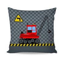 Dekoračná obliečka na vankúš STAVBA