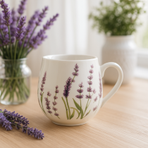 Porcelánový Hrnček Lavender 0,43l Porcelánový Hrnček Lavender 0,43l