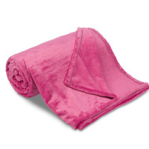 Deka SleepWell- mikroflanel - ružová