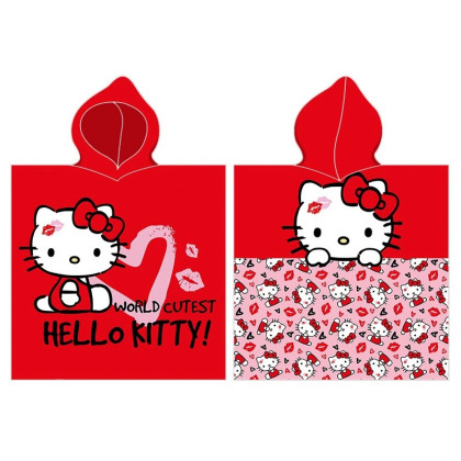 Detské pončo Hello Kitty Detské pončo Hello Kitty