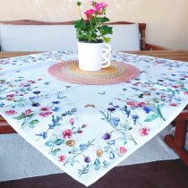 Jemný obrus s potlačou 85x85 cm, 1729 lúčne kvety Jemný obrus s potlačou 85x85 cm, 1729 lúčne kvety