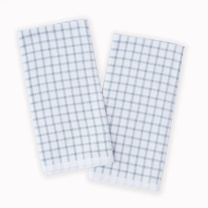 Kuchynské utierky froté Kocky modré 2ks