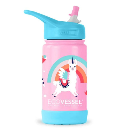 Detská termofľaša Eco Vessel FROST so sklápacím sosákom 350 ml - Lama Detská termofľaša Eco Vessel FROST so sklápacím sosákom 350 ml - Lama