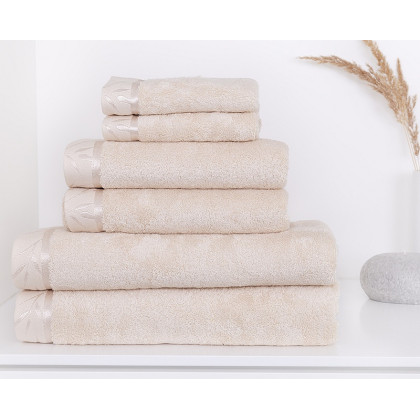 LUNA bambusové uteráky, osušky - perlová