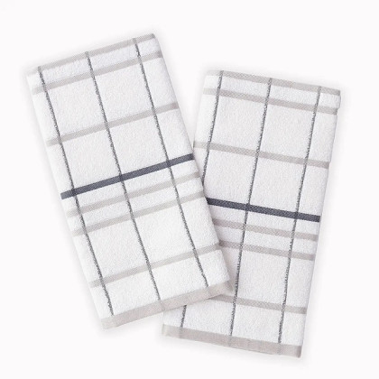 Kuchynské utierky froté Megan antracitové 2ks