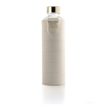 Sklenená fľaša EQUA MISMATCH beige, 750 ml v koženkovom obale Sklenená fľaša EQUA MISMATCH beige, 750 ml v koženkovom obale