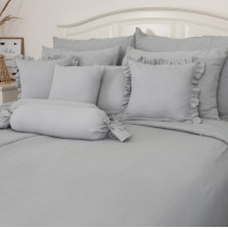 Posteľné obliečky Mušelín šedé 