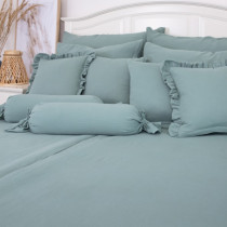 Posteľné obliečky Mušelín šalviovo zelené 