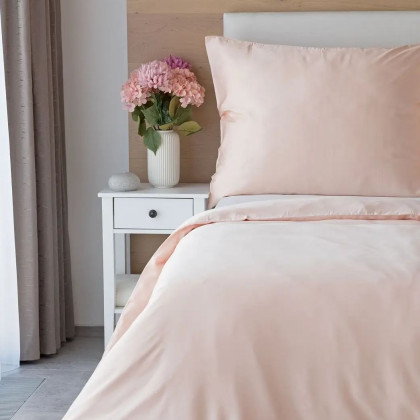 Posteľné obliečky bambusové Luna - pudrová