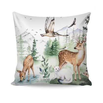 Bavlnená obliečka na vankúš WILD