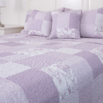 Prešívaný prehoz - DELUXE PATCHWORK lila Prešívaný prehoz - DELUXE PATCHWORK lila
