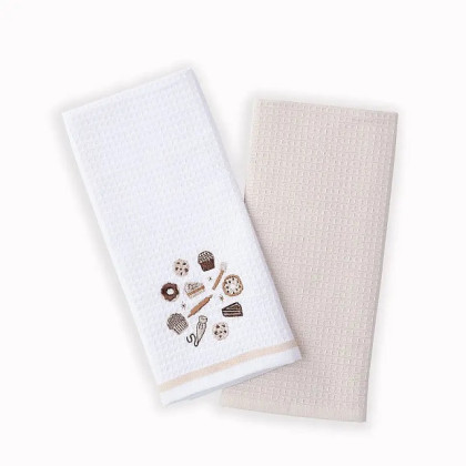 Kuchynské utierky vaflové - Pečenie 