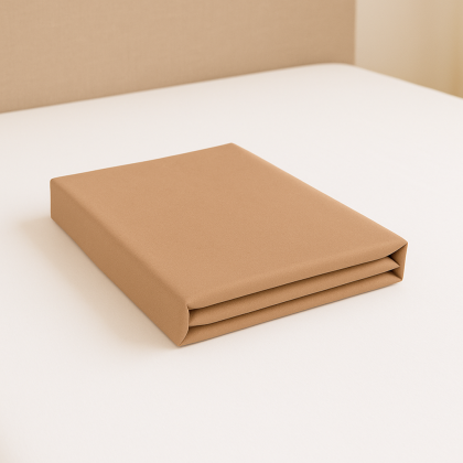 Bavlnené klasické prestieradlo béžová