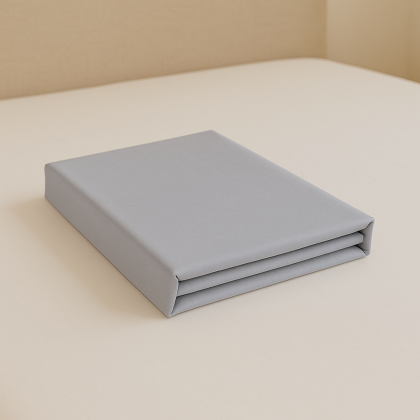 Bavlnené klasické prestieradlo bledosivá