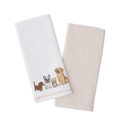 Kuchynské utierky vaflové - Psíkovia 