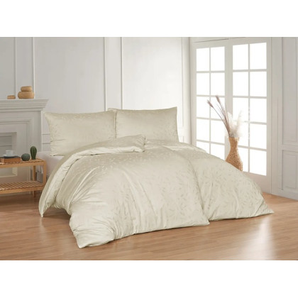 Posteľné obliečky damaškové Victoria svetlo žltá