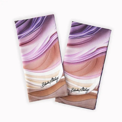 Designové kuchynské utierky Blanka Matragi Violet 2ks