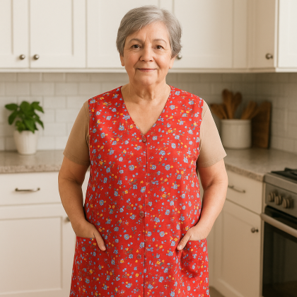 Kuchynská ZÁSTERA šatová 3/4, bavlna 41